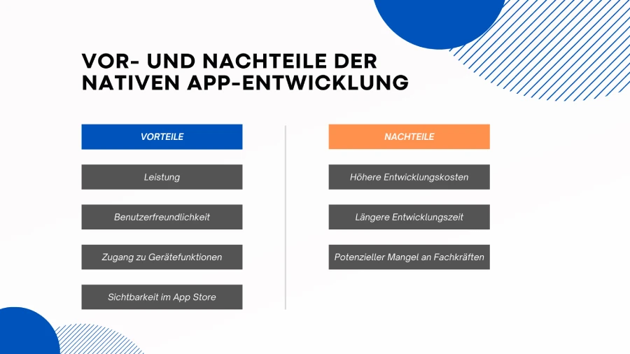 STS Software GmbH - Die Vor- und Nachteile der Entwicklung native Apps