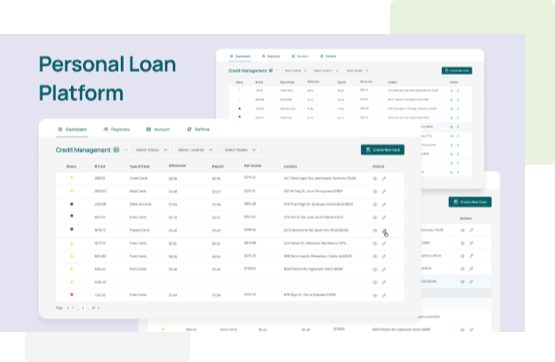 Personal loan platform