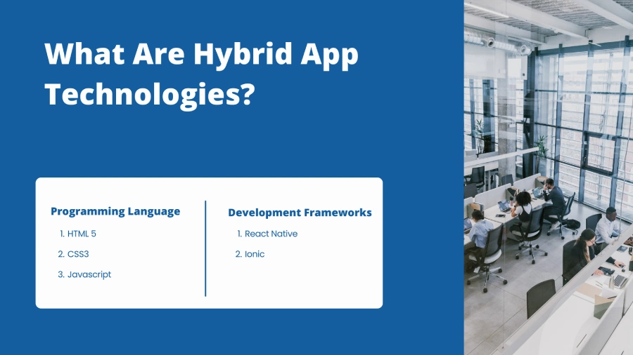 what are hybrid app technologies